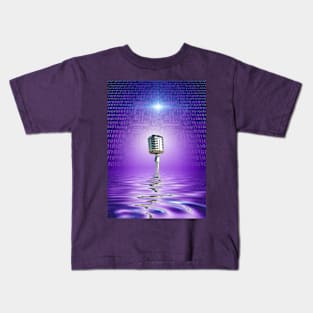 Classic Microphone Kids T-Shirt